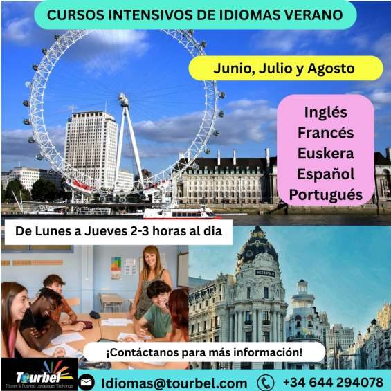 Intensivos de idiomas