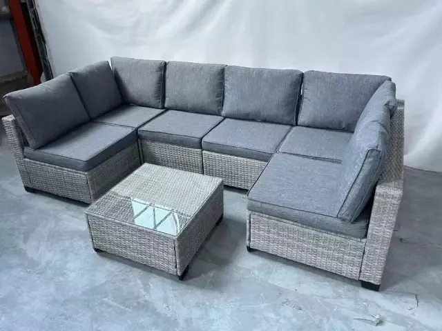 Rinconera de ratan terraza